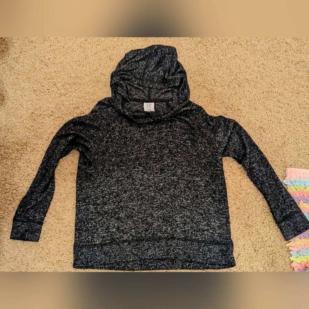 Hooded Girls Knit Shirt